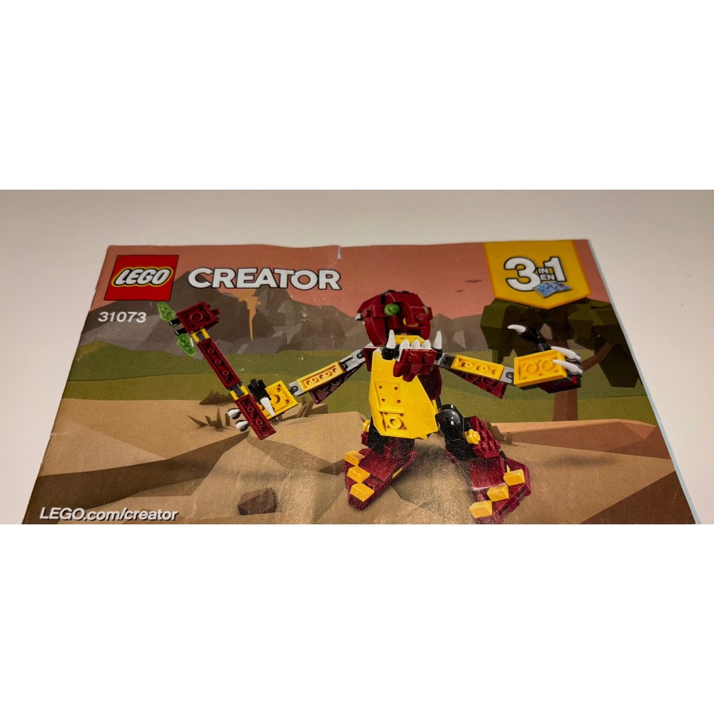 LEGO‎ Creator 31073 Mythical Creatures 3 in 1 Building Instructions Book Manuel